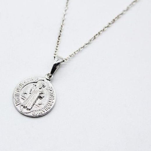 Talismà Plata Medalla Sant Benet