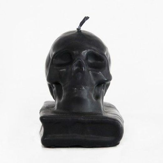 Espelma Calavera Amb Llibre