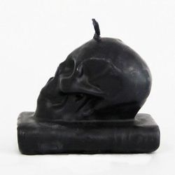 Espelma Calavera Amb Llibre