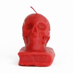 Espelma Calavera Amb Llibre