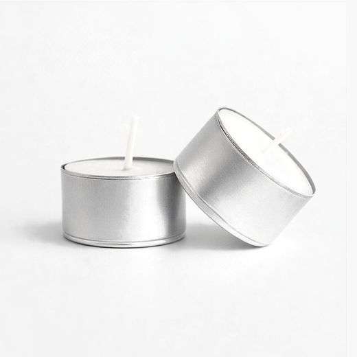 Lumina Small White Wax Candle