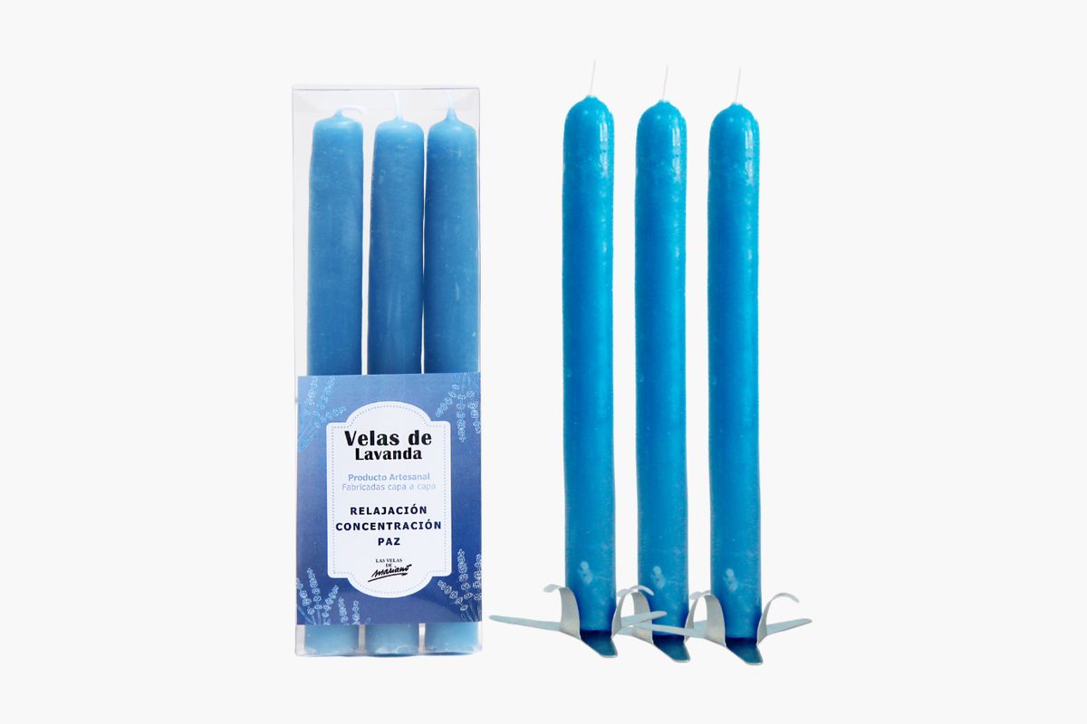 Pack 3 Velas de Lavanda Artesanales