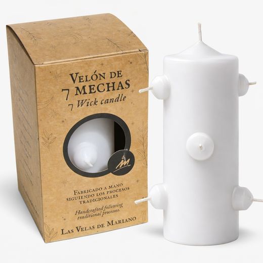Veló 7 metxes petit blanc