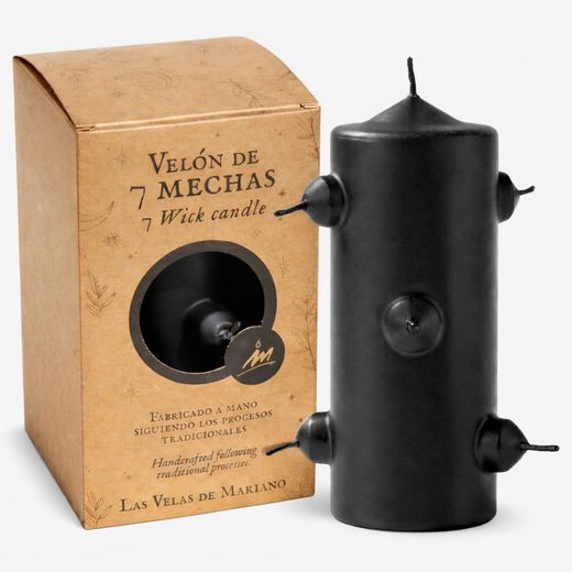 Veló 7 metxes petit negre