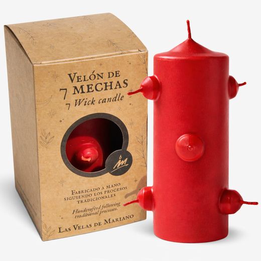 Veló 7 metxes petit vermell