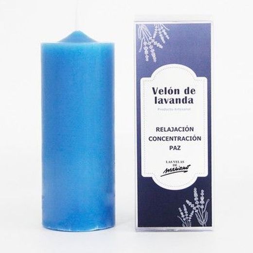 Espelma Artesanal de Lavanda