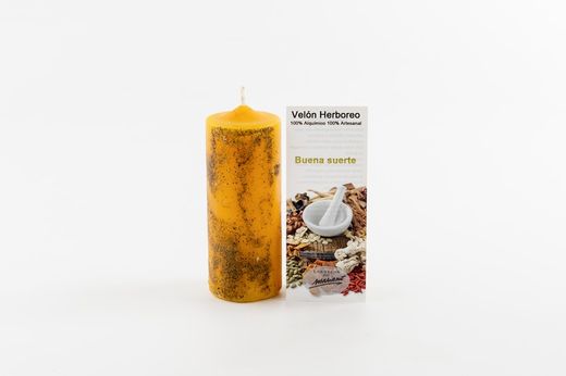 Velón Herbóreo Buena Suerte Material