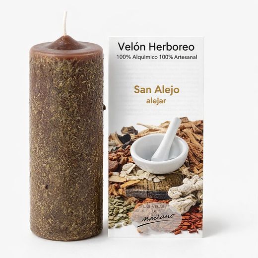 Bougie aux herbes Saint Alexis