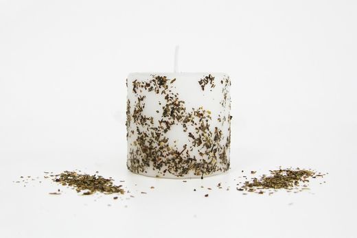 Velón Hierbas Medicinales Albahaca