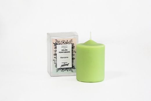 Velón Pequeño Perfumado Manzana