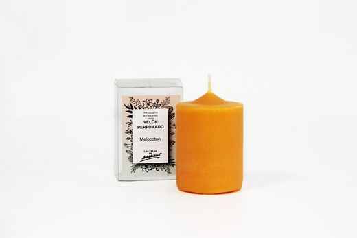 Velón Pequeño Perfumado Melocotón