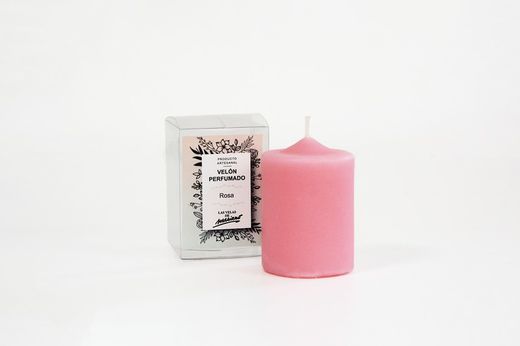 Velón Pequeño Perfumado Rosa