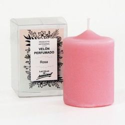 Velón Pequeño Perfumado Rosa