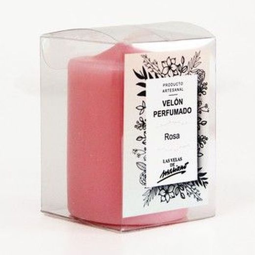 Velón Pequeño Perfumado Rosa