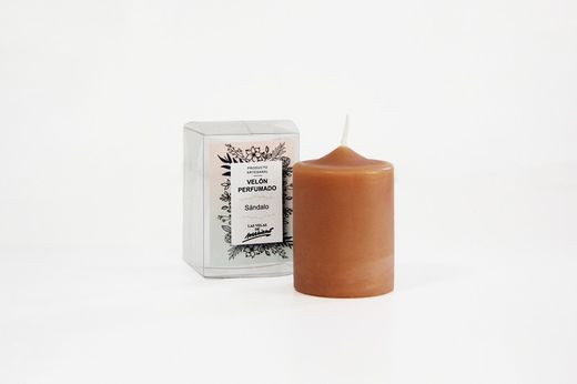Velón Pequeño Perfumado Sándalo