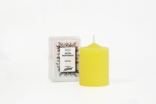 Velón Pequeño Perfumado Vainilla