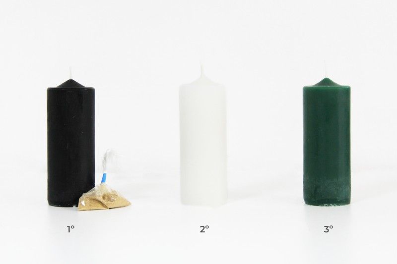 Velone Nero Di Capovolgimento - Candela Rituale Contro Negatività E Malocchio - Con Preghiera A San Liberatore - Foto 7