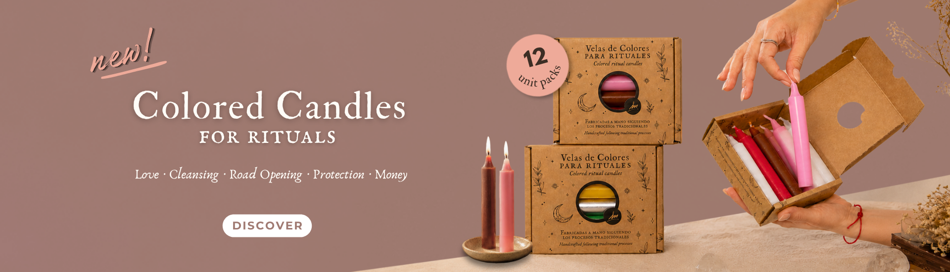 Colored Candles for Every Intention