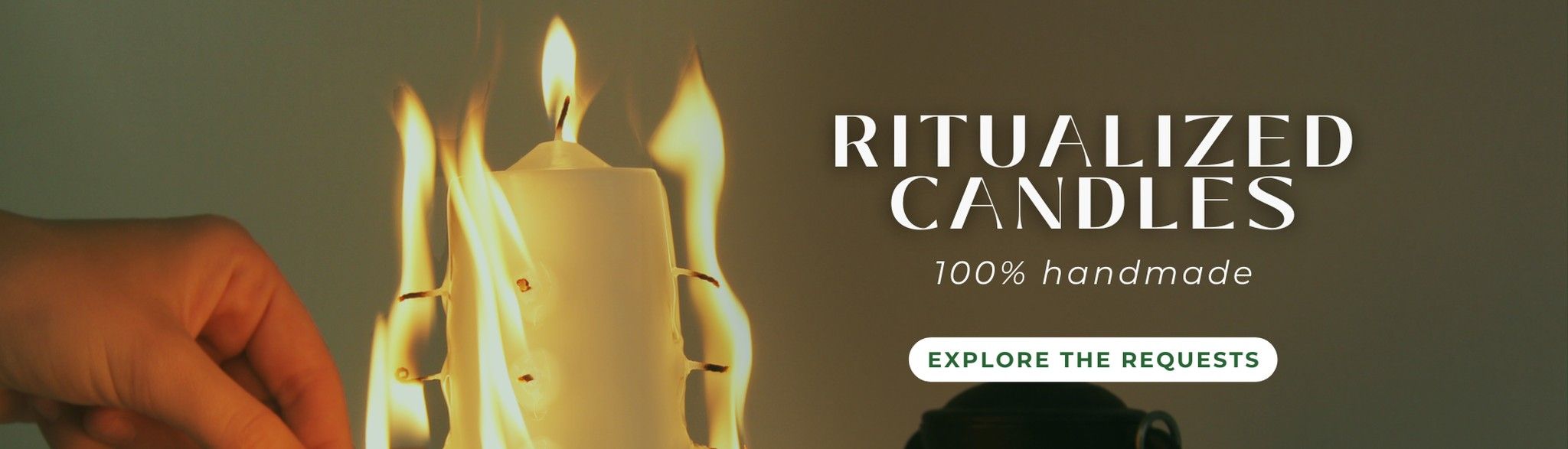 🌙Make your requests and shift energies with the Ritualized Candles✨